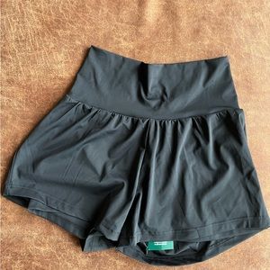 Halara black high waisted shorts